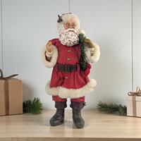 1994 Clothtique Santa Claus Figure: Possible Dreams Vintage Christmas Decor, 11" Santa