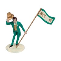 Vintage 1994 Dept 56 NCC Convention Figurine and Pin Set, First Annual 56 Clubs Minneapolis Exclusive, D56 Collector Edition