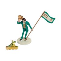 Vintage 1994 Dept 56 NCC Convention Figurine and Pin Set, First Annual 56 Clubs Minneapolis Exclusive, D56 Collector Edition