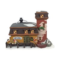 Vintage 1994 Dept 56 Cape Keag Fish Cannery, New England Village Lighted Christmas House with Box, Nautical Holiday Decor
