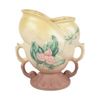 Vintage Hull Pottery Vase: Yellow Wildflower Art Pottery, 1940s