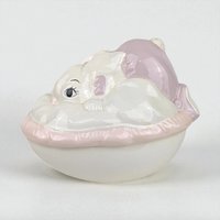 Vintage Hand Painted Easter Bunny Bowl: Ceramic Spring Decor