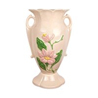 Vintage Hull Pink Magnolia Art Pottery Vase: Choice of 12.5" H-16 or H-18