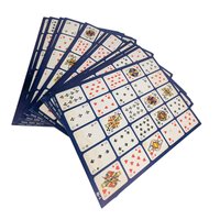 Vintage Po-Ke-No Game Set: 1960s Poker Keno Board Game, Complete 12-Board Set for Family Game Night