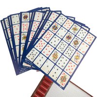 Vintage Po-Ke-No Game Set: 1960s Poker Keno Board Game, Complete 12-Board Set for Family Game Night