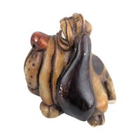 Vintage 1980 John Reya Dog: Sad Eyed Basset Hound Resin Figurine