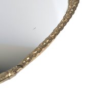 Vintage Mid Century Mirrored Tray: Ornate Gold Filigree Perfume Vanity
