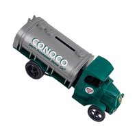 Vintage 1990s ERTL Conoco Truck: Diecast Tanker Bank with Key