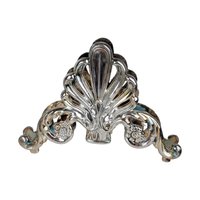 Vintage Silver Plate Silverware Rests: Set of 3 Ornate Cutlery Holders