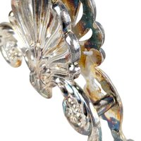 Vintage Silver Plate Silverware Rests: Set of 3 Ornate Cutlery Holders