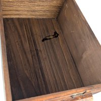 Vintage 1950s Merchants Box Co. Shoe Shine Kit: Wooden Valet Stand Footstool