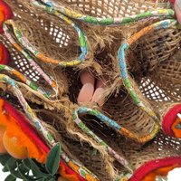 Vintage Florida Souvenir Doll: Calypso Orange Picker Figurine