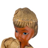 Vintage Tilso Elf Figurine: Mid-Century Pixie Flute Player Doll