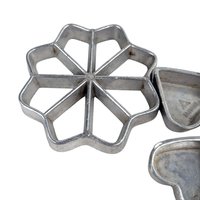 Vintage Rosette Iron Set: Handi Hostess Scandinavian Cookie Molds