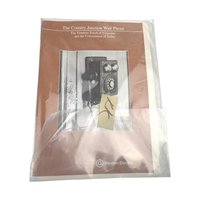 Country Junction Wall Phone: Vintage 1980s Western Electric Wood Telephone