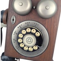 Country Junction Wall Phone: Vintage 1980s Western Electric Wood Telephone