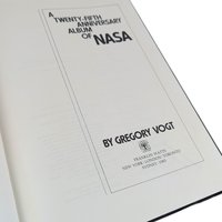 Vintage 1983 NASA Anniversary Book: Ex-Library Space Program Photo Album Hardcover