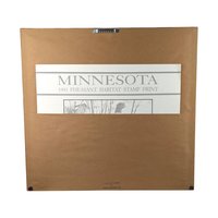 Signed 1993 Pheasant Art Print: Bruce Miller Minnesota Habitat Stamp, Framed Wildlife Art