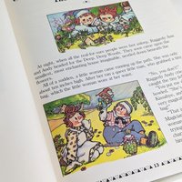 Vintage Raggedy Ann and Andy Book Lot: 1980s Giant Treasury Set