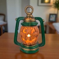 Vintage 1990s Jack O' Lantern: Ceramic Pumpkin Light Up Decor