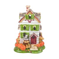 Vintage 2002 Halloween House: Avon Ceramic Tealight Holder