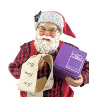 Vintage 1994 Bachman's Santa Figure: Possible Dreams Clothtique Exclusive