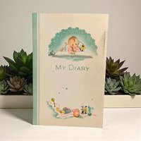 1936 Baby Diary: Vintage Jeweler Advertisement, Softcover Keepsake Journal