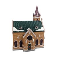 1993 Mount Olivet Church: Dept 56 Snow Village Lighted Building