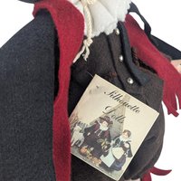 Mary Michaud 'Samuel Eaton' Doll: Vintage Silhouette Pilgrim, Signed Artist Doll