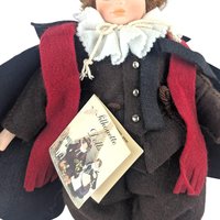 Mary Michaud 'Samuel Eaton' Doll: Vintage Silhouette Pilgrim, Signed Artist Doll