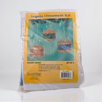 Vintage Sunrise Sequin Ornament Kits: Herrschners Christmas Craft Project, You Choose