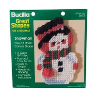 Vintage Bucilla Plastic Canvas Shapes: Pre-Cut Christmas Ornament Forms, Craft Supply, You Choose