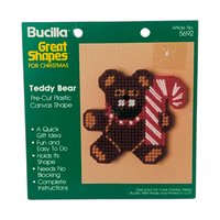 Vintage Bucilla Plastic Canvas Shapes: Pre-Cut Christmas Ornament Forms, Craft Supply, You Choose
