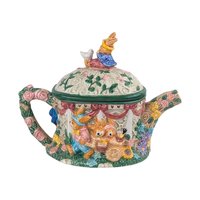 Vintage 1998 Rabbit Teapot: Mercuries Decorative Ceramic Garden Party