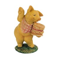 Vintage 1990s Pigsville Figurines: Set of Two United Design Pigs