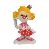 Vintage Edasa Clown Figurine: Ceramic Brazilian Circus Decor