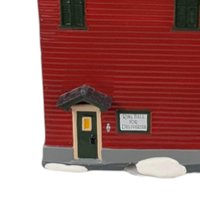 Vintage 2000 Dept 56 Silver Bells Christmas Shop: Snow Village Gift Set