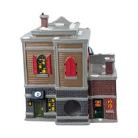 Vintage 1990 Dept 56 Village Realty: Lighted Snow Village Building