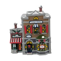 Vintage 1990 Dept 56 Village Realty: Lighted Snow Village Building