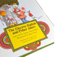 Vintage 1975 The Electric Radish Joke Book: Ray Cruz Illustrated Hardcover