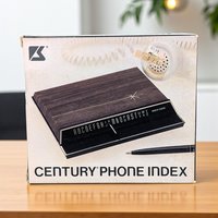 Vintage Century Phone Index: Park Sherman Desk Organizer, Unused NOS Address Book