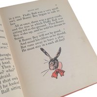 Antique 1922 Bunny Boy and Grizzly Bear: Laura Rountree Smith Animal Storybook