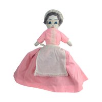 Vintage Topsy Turvy Doll: Little Red Riding Hood Grandma Handmade Toy