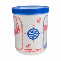 Vintage 1970s Liform Can Coolers: Set of 2 Nautical Boat Koozies