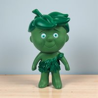 Vintage 1970s Little Green Sprout Figure: Green Giant Co. Advertising Toy