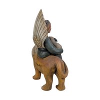 Vintage Peaceable Kingdom Figurine: Leo R. Smith Folk Art, #2/1500