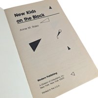 Vintage 1989 New Kids on the Block Book: Anne M. Raso Biography, NKOTB Memorabilia