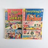 Vintage 1970s Archie Comics Lot: Everything's Archie & Reggie's Jokes, Riverdale Comics