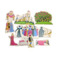 Vintage Judy Story Set: Sleeping Beauty Fairy Tale Characters, Educational Storytelling Pieces