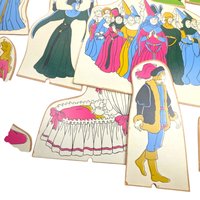 Vintage Judy Story Set: Sleeping Beauty Fairy Tale Characters, Educational Storytelling Pieces